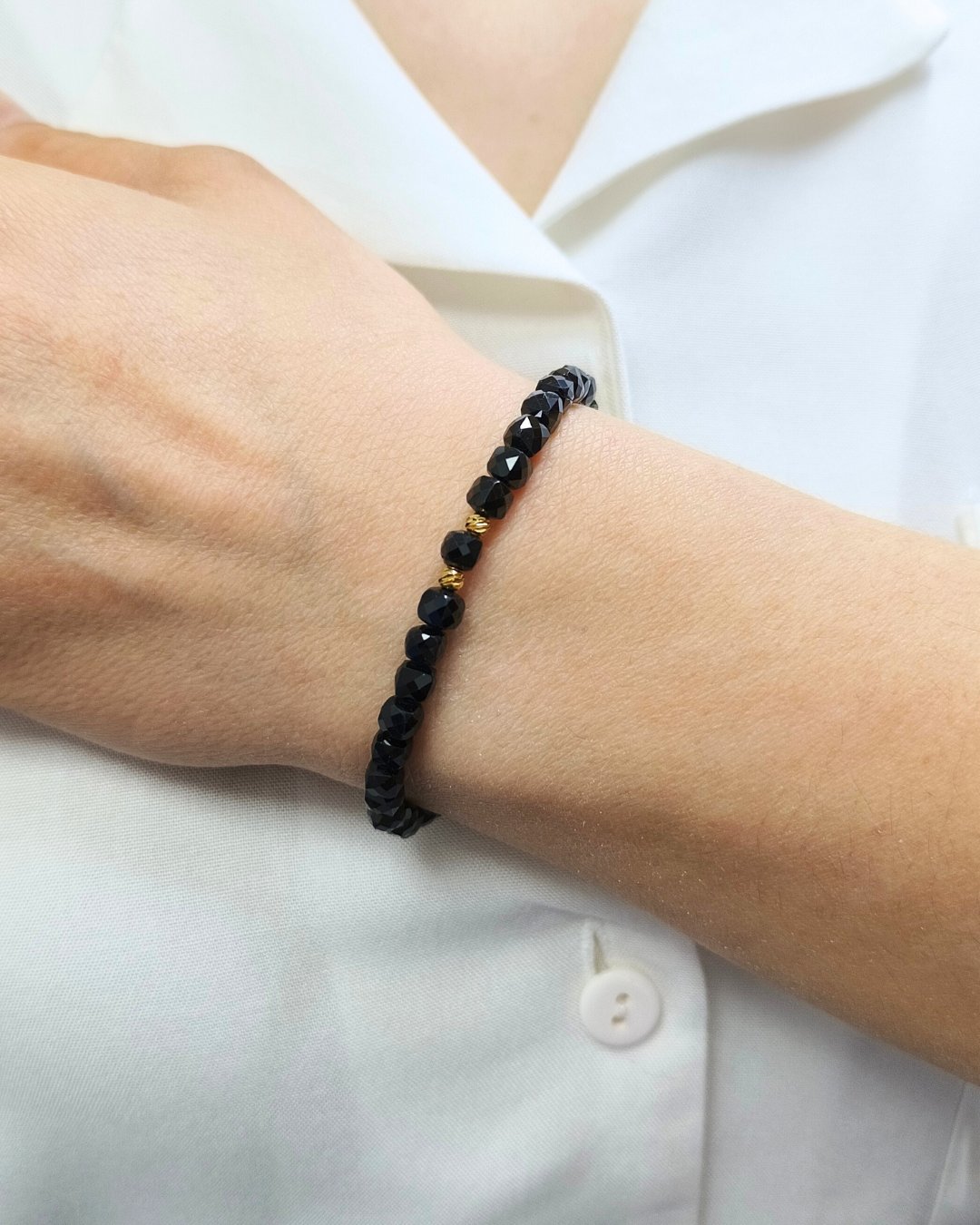 Siyah Spinel Bileklik