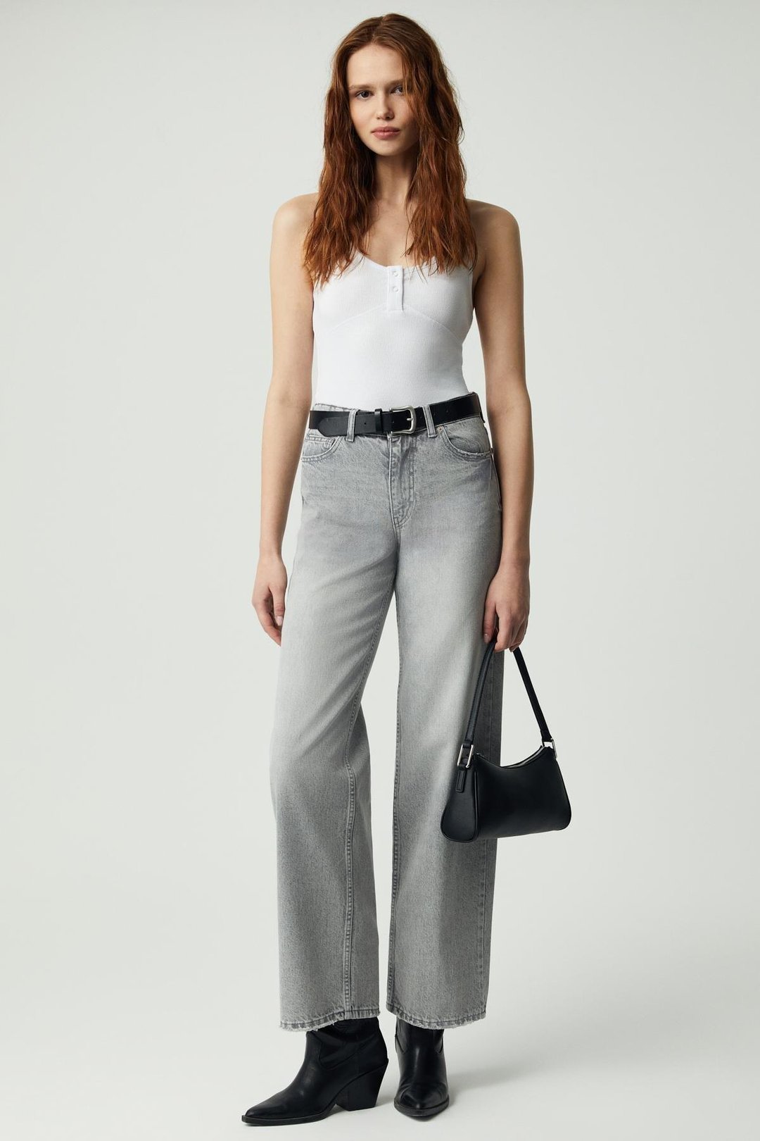 COCINA Kadın Relaxed Gri Jeans