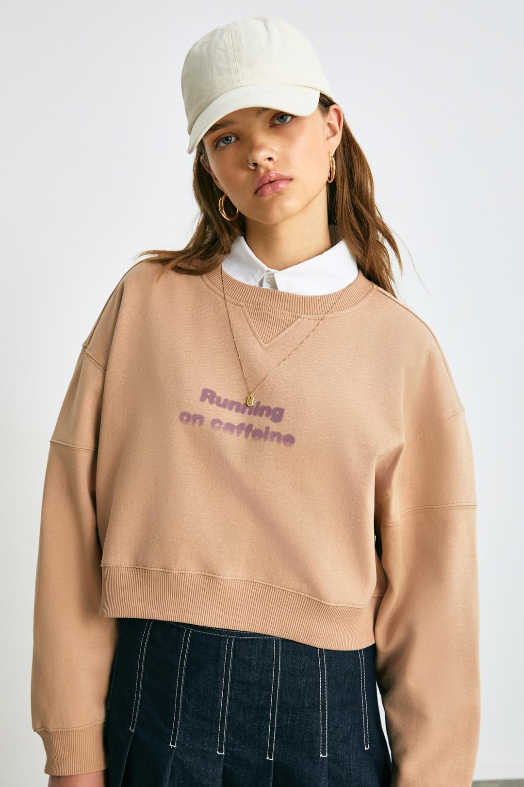 DANBI Kadın Kahverengi Sweatshirt