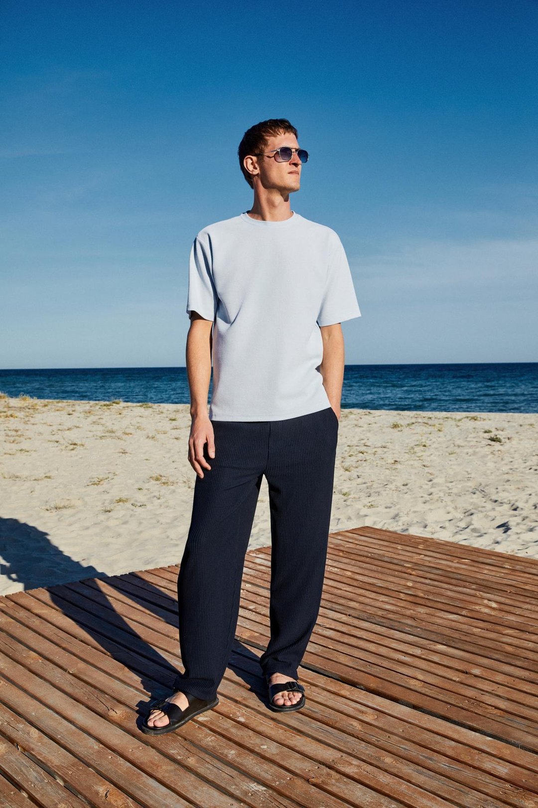 ERNO Erkek Beli Lastikli Yanları Cepli Relaxed Lacivert Eşofman Altı