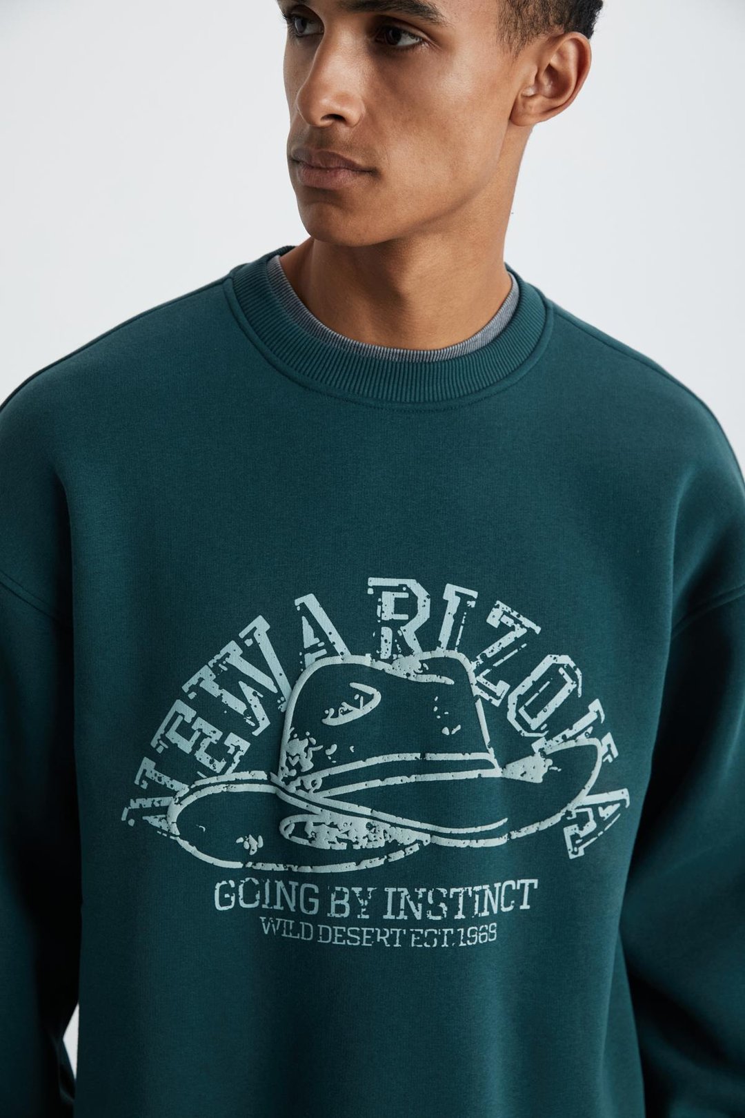 HAT Erkek Yumuşacık Yeşil Sweatshirt