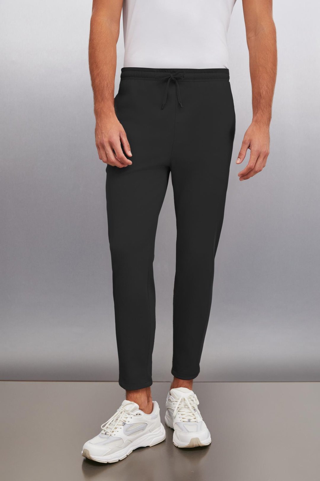 JESHUA Erkek Regular Siyah Pantolon