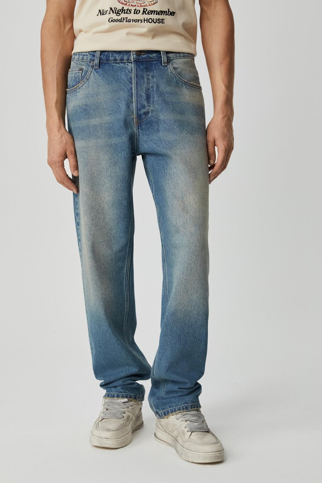 KENYON Erkek Strıght Fit Denim Koyu Mavi Jeans