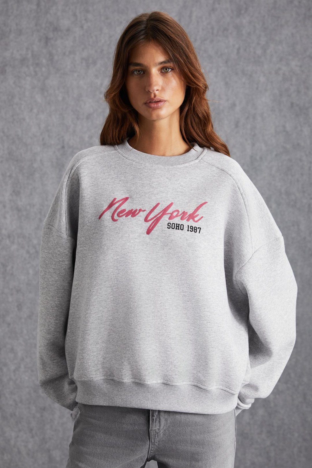 NARDY Basic Regular Grimelanj Tekli Sweatshirt