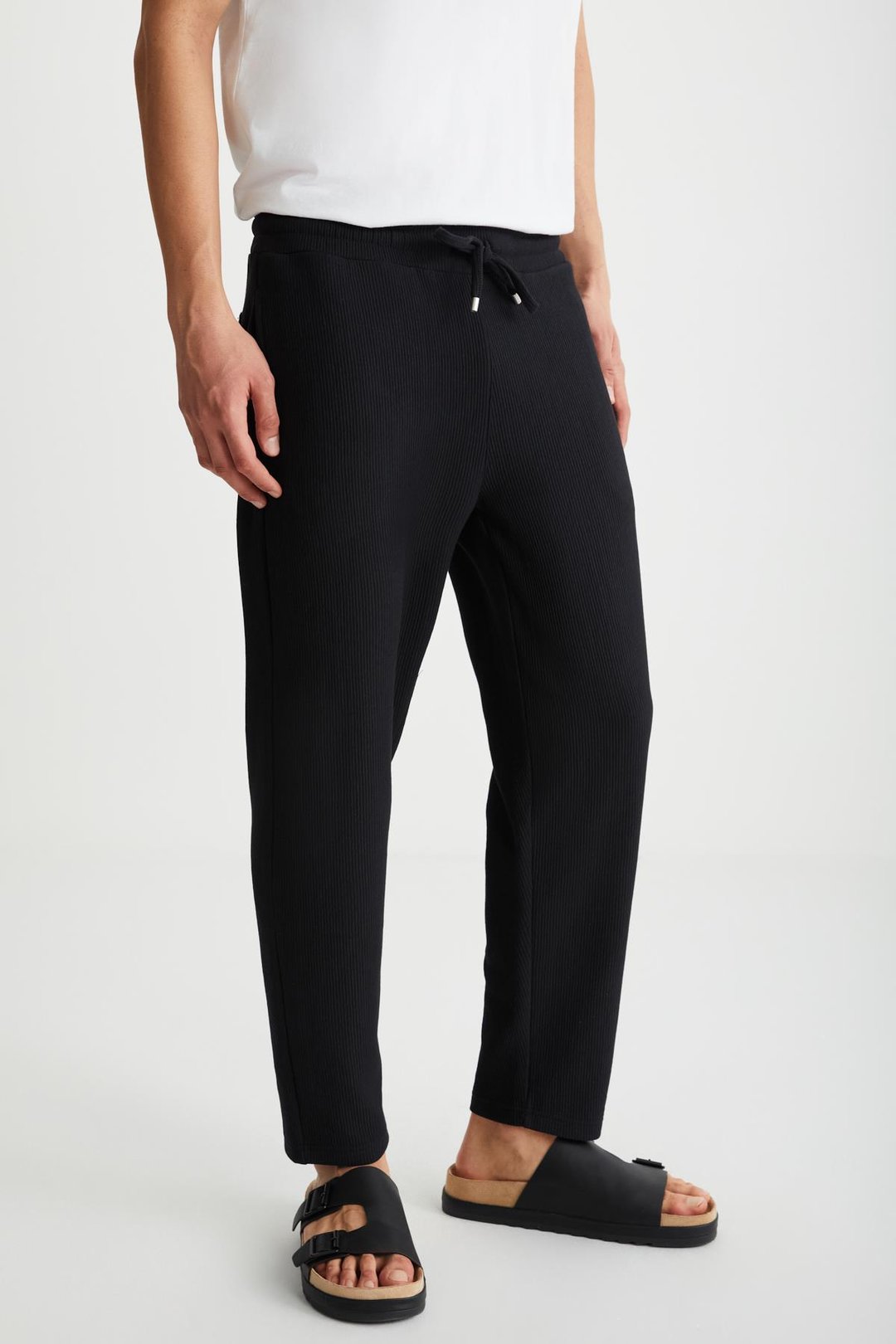 RAMADAN  Regular Siyah Tekli Eşofman Altı