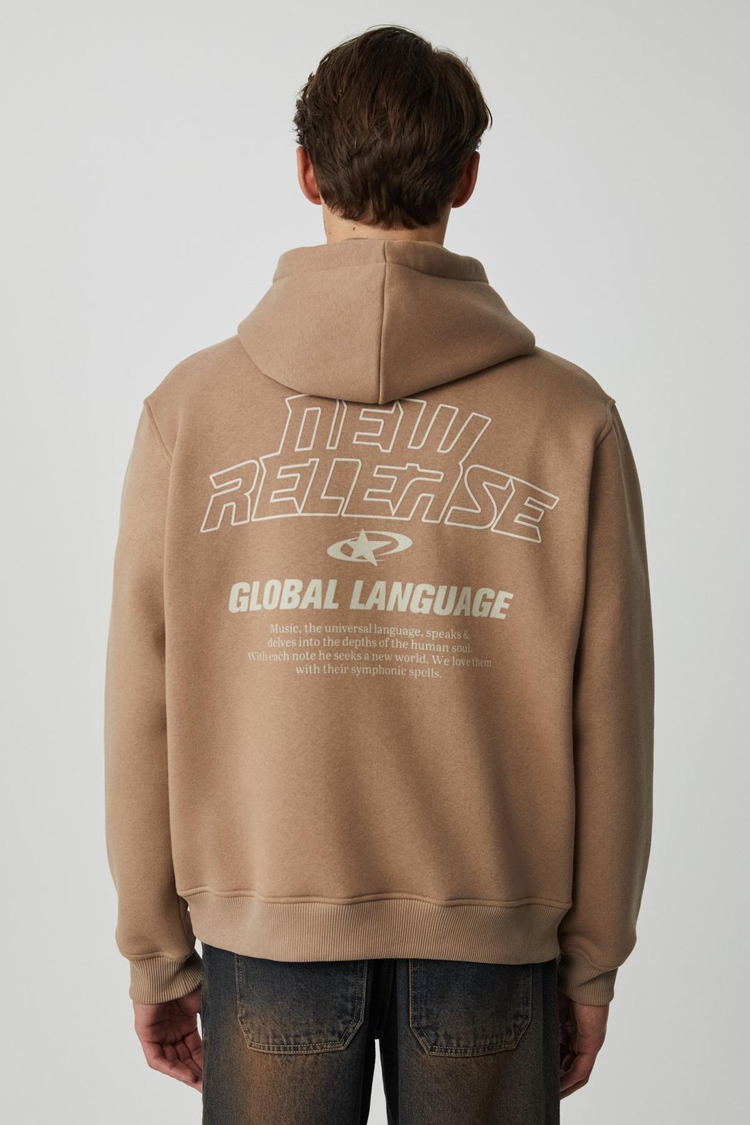 SANTILLANA Erkek Yumuşacık İçi Polarlı Vizon Sweatshirt