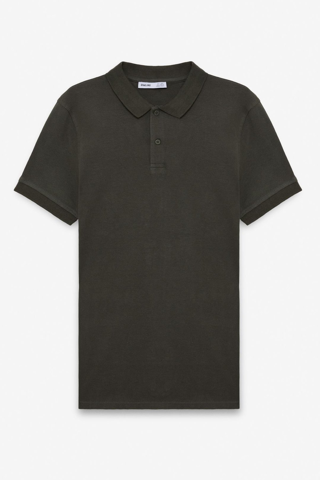 SKYLOOM Erkek %100 Pamuk Kısa Kollu Regular Fit Antrasit Polo Yaka T-shirt