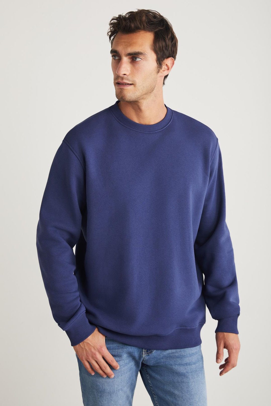 TRAVIS Relaxed Regular Lacivert  Sweatshirt