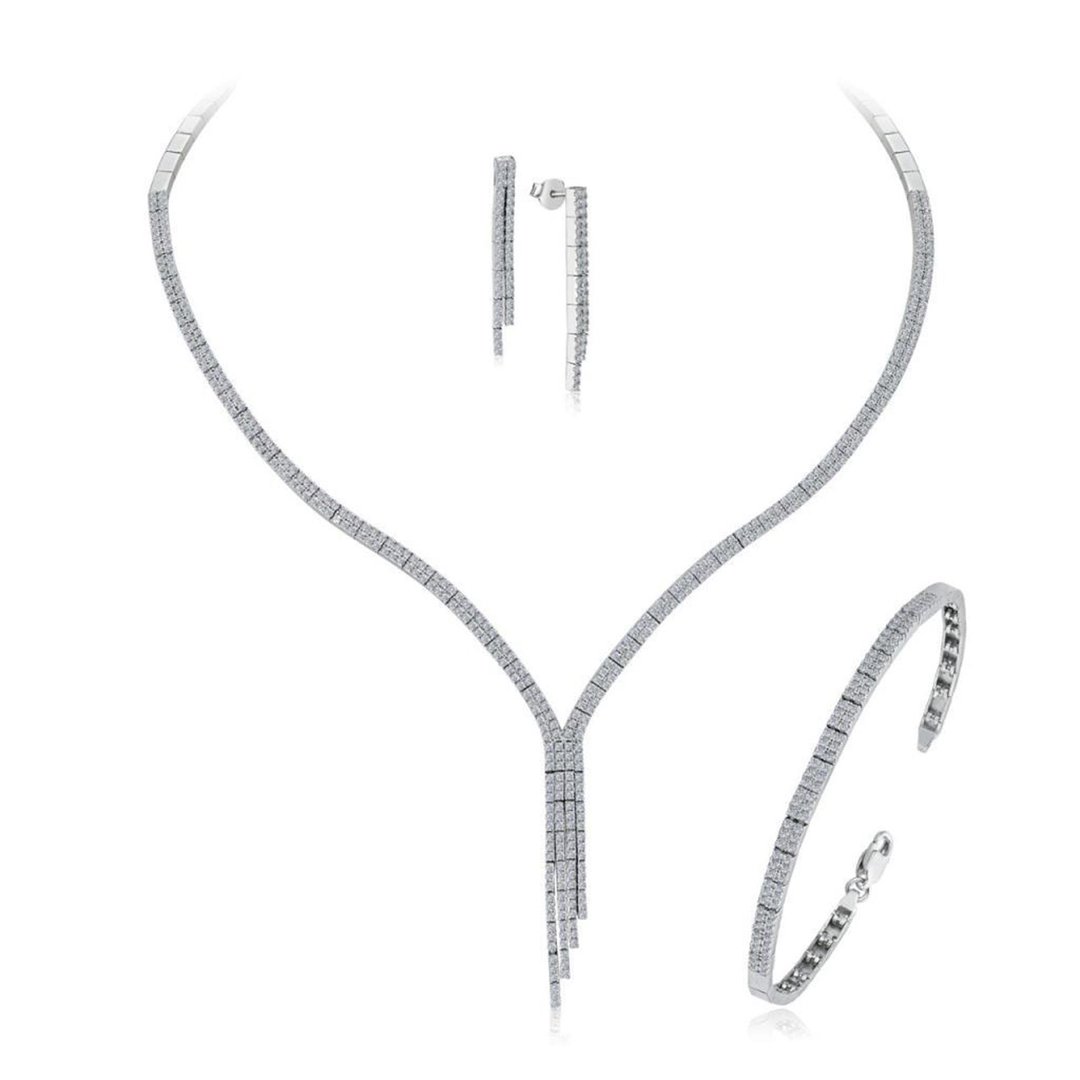 2 Sıra Salkım Gümüş Su Yolu Set