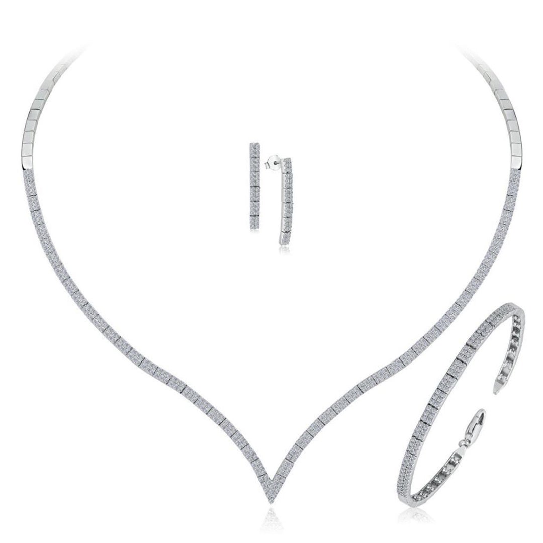 2 Sıra V Model Gümüş Su Yolu Set