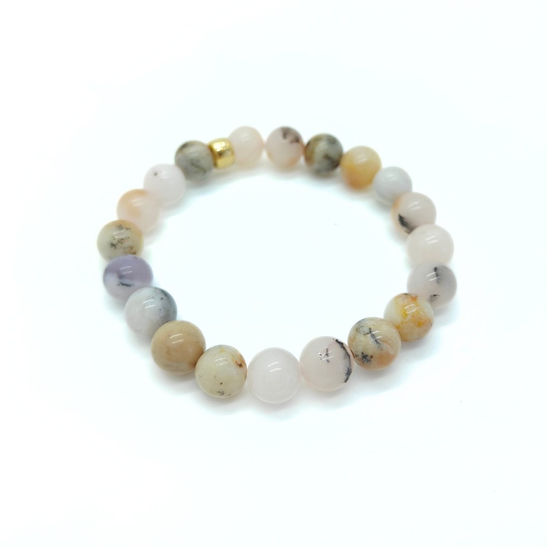 Aşk, Tutku ve Sevgi Bilekliği - Pempe Opal Bileklik - 8 mm