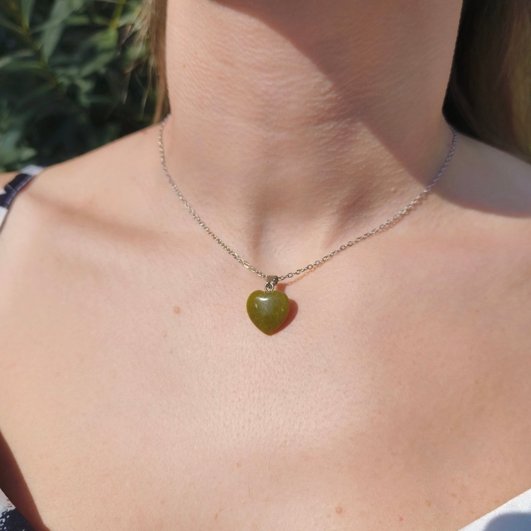 Özgüven Taşı Zebercet (Peridot) - Kolye