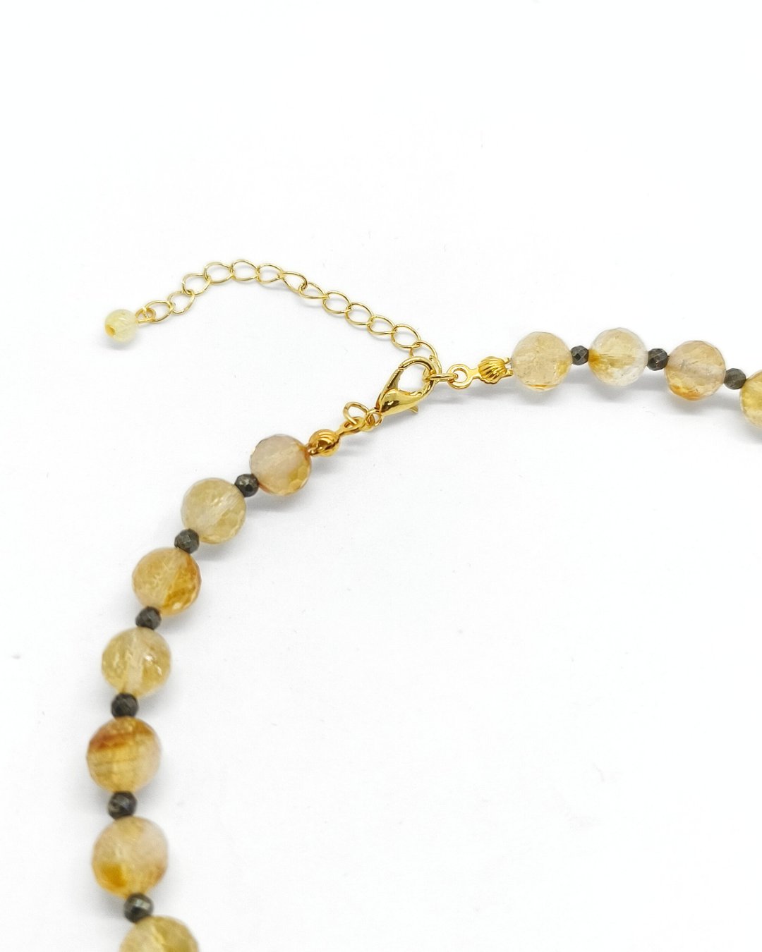 Sitrin ve Lapis Lazuli Kolye