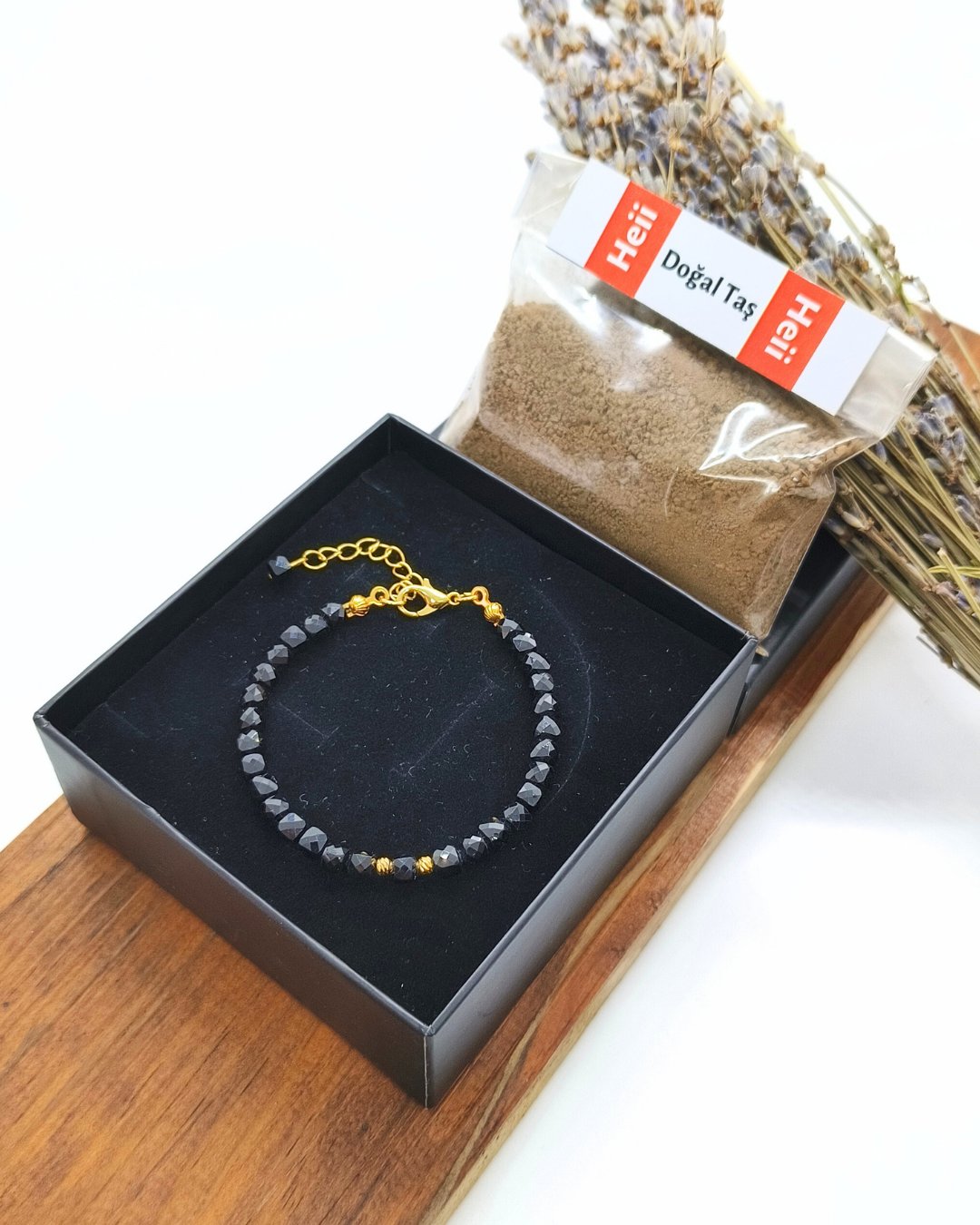 Siyah Spinel Bileklik