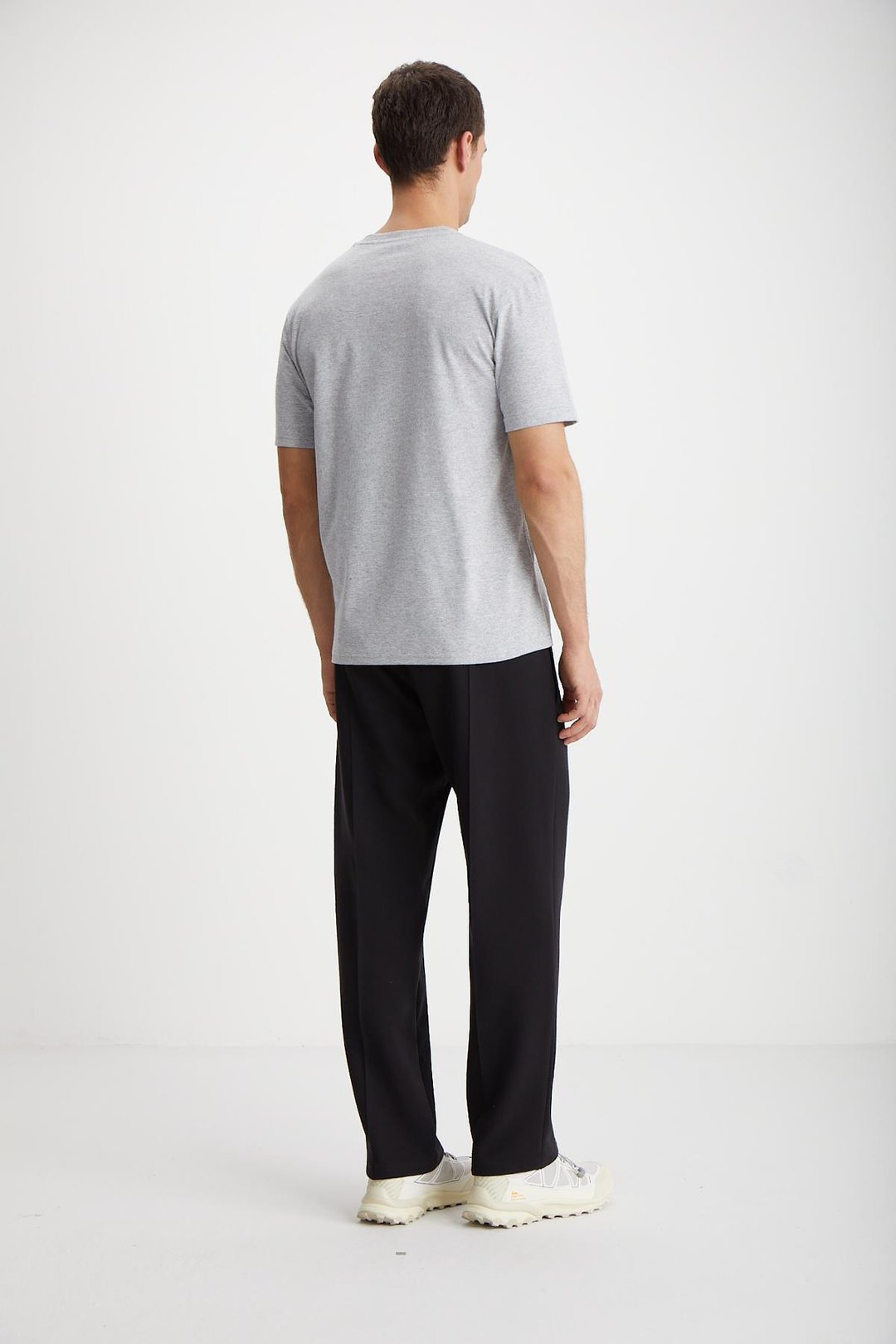 Alessandro Erkek 4'lü Organik Pamuk Regular Kalın Dokulu Bisiklet yaka Syh-Grmj-Byz T-Shirt