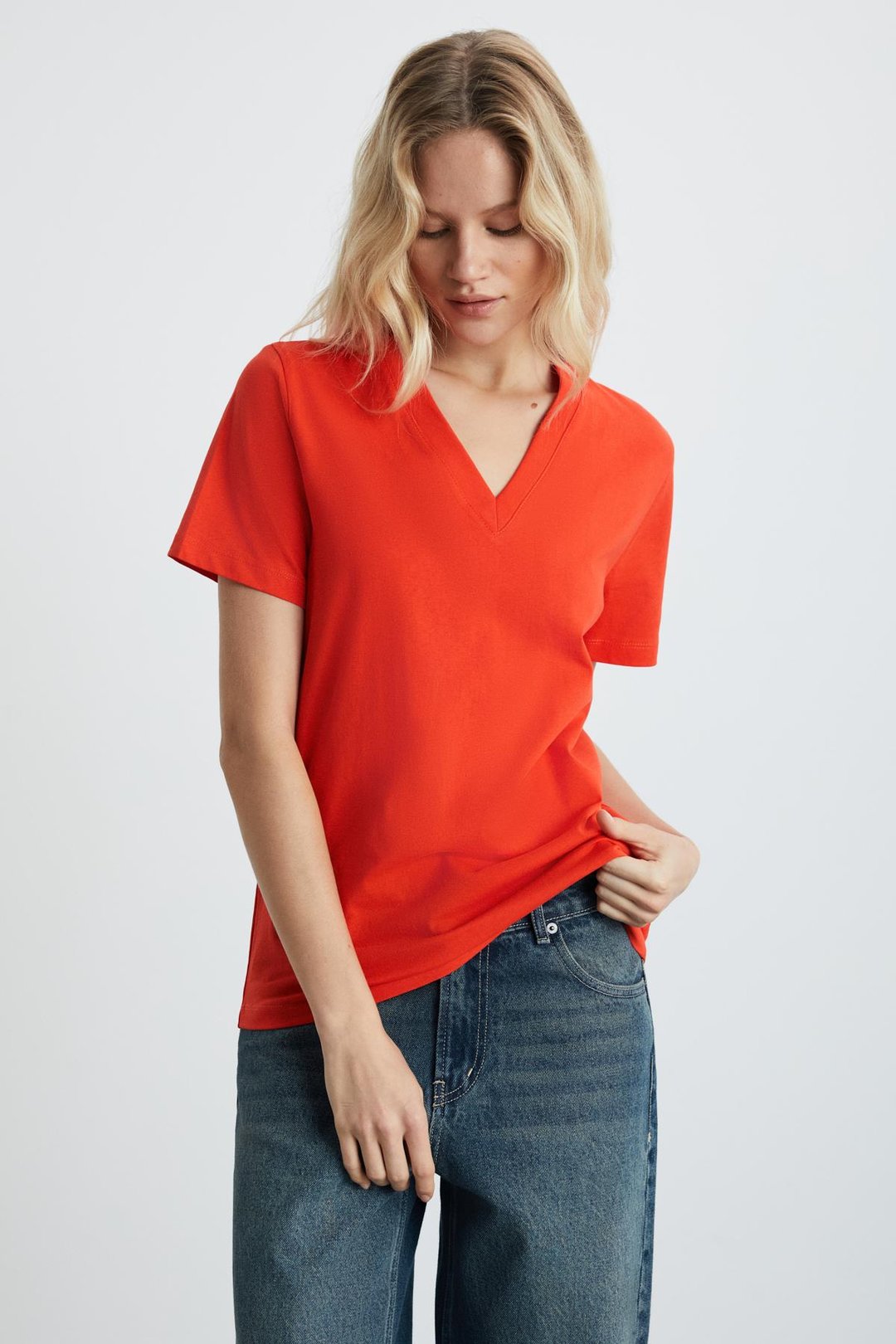 ALINE Kadın Kırmızı T-Shirt