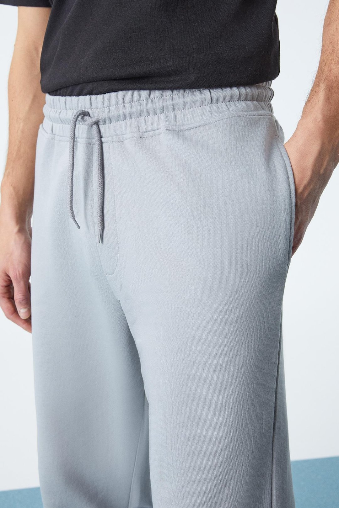 ALPHARA Erkek Organik Pamuklu Regular Gri Eşofman Altı