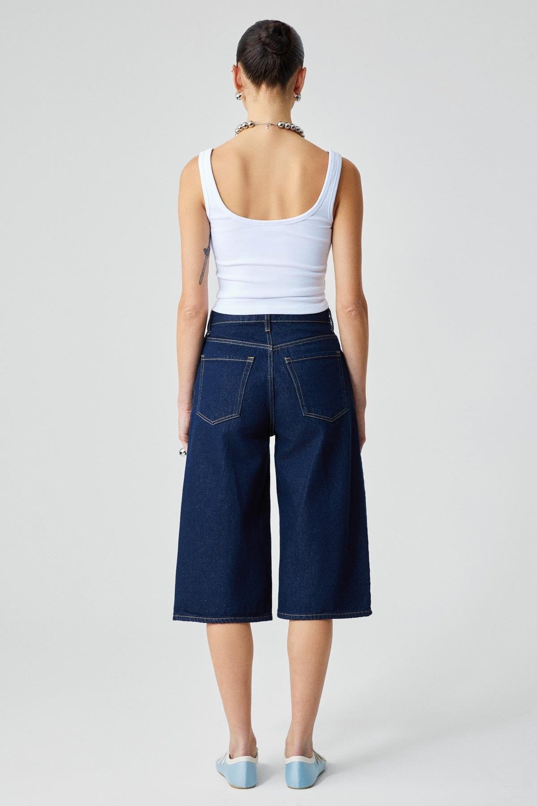 ALYONA Kadın Slim Fit U Yaka Beyaz Atlet