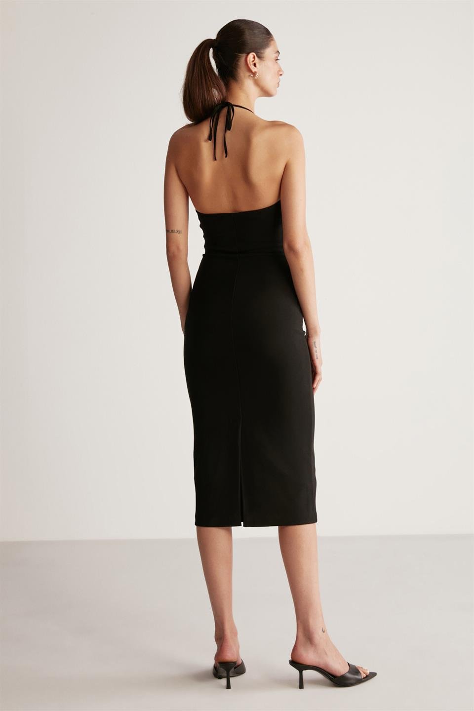 ANDIE Örme  Siyah  Elbise