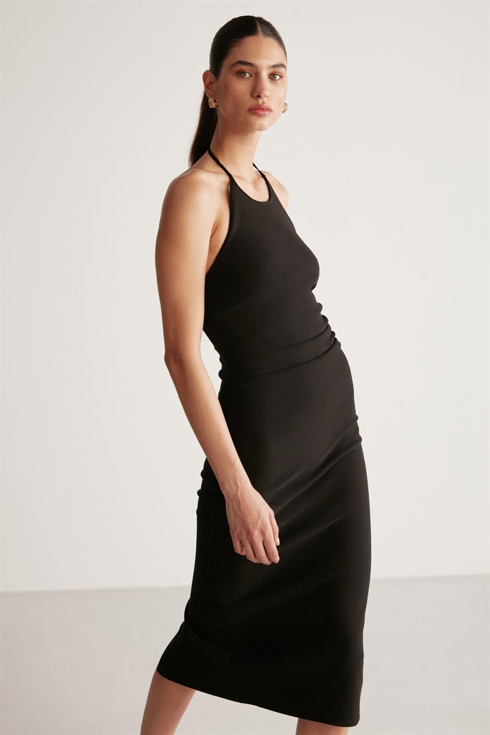 ANDIE Örme  Siyah  Elbise