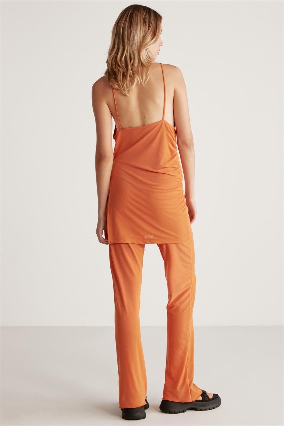 ANGELA Tül Regular Turuncu  Alt-Üst Takım