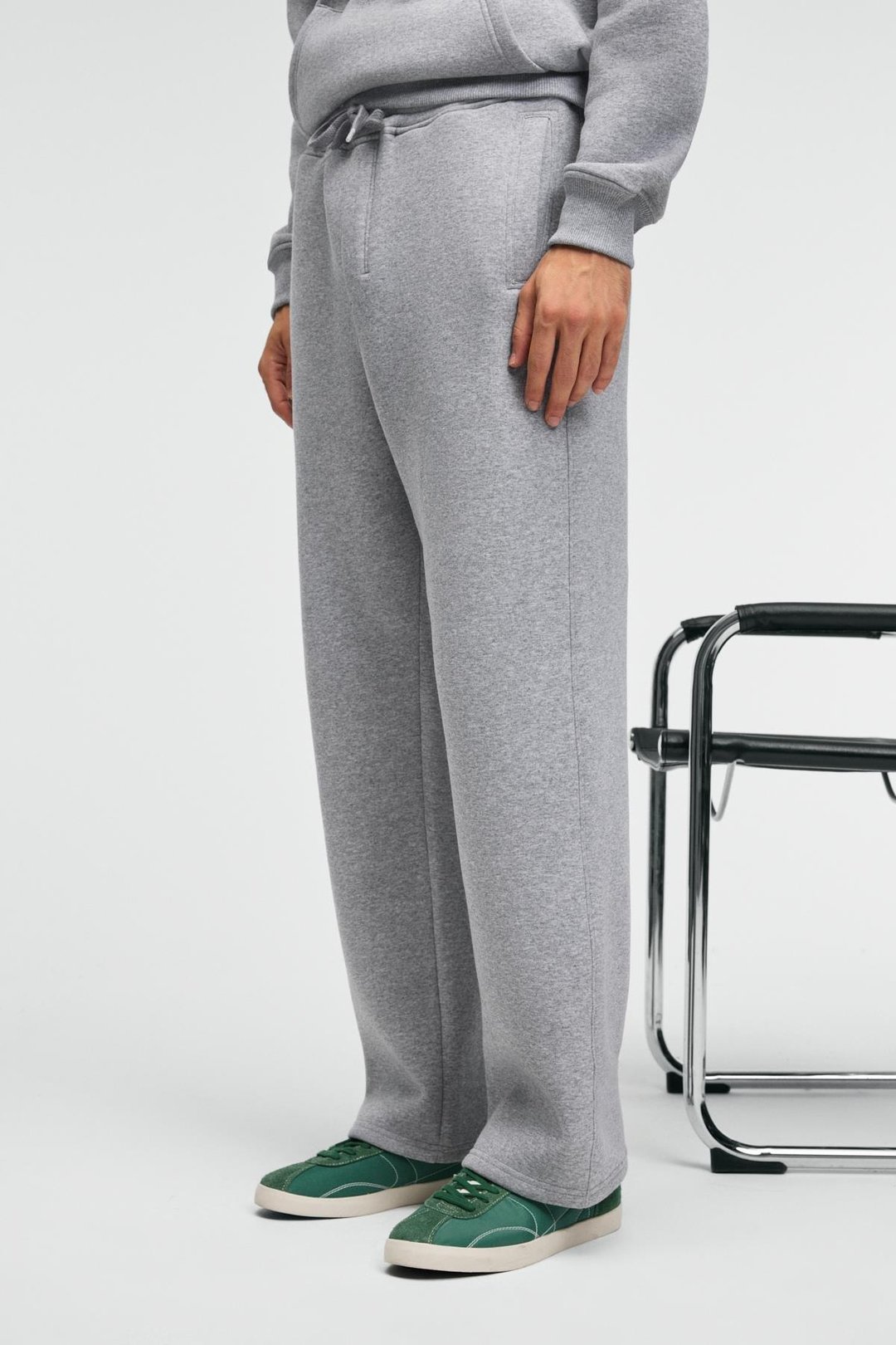 BENSON Erkek Kordonlu Lastikli Bel Relaxed Fit Grimelanj Eşofman Altı