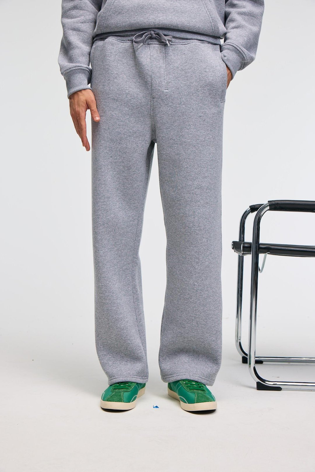 BENSON Erkek Kordonlu Lastikli Bel Relaxed Fit Grimelanj Eşofman Altı