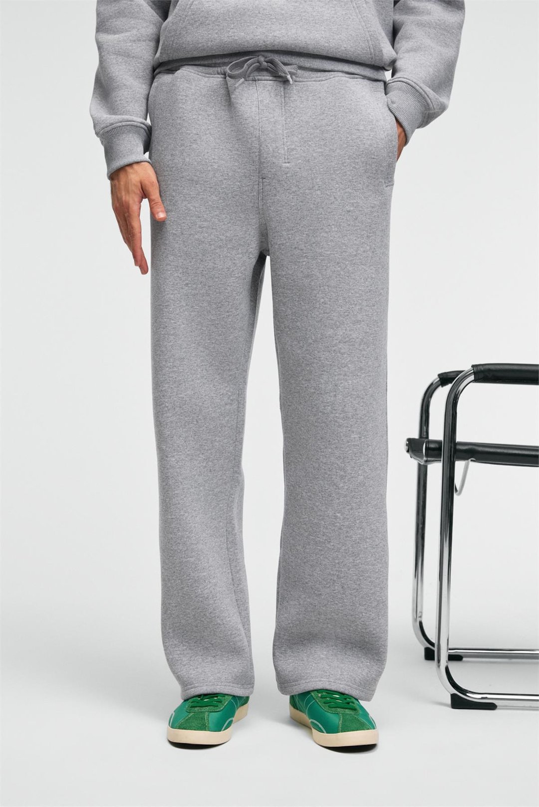 BENSON Erkek Kordonlu Lastikli Bel Relaxed Fit Grimelanj Eşofman Altı