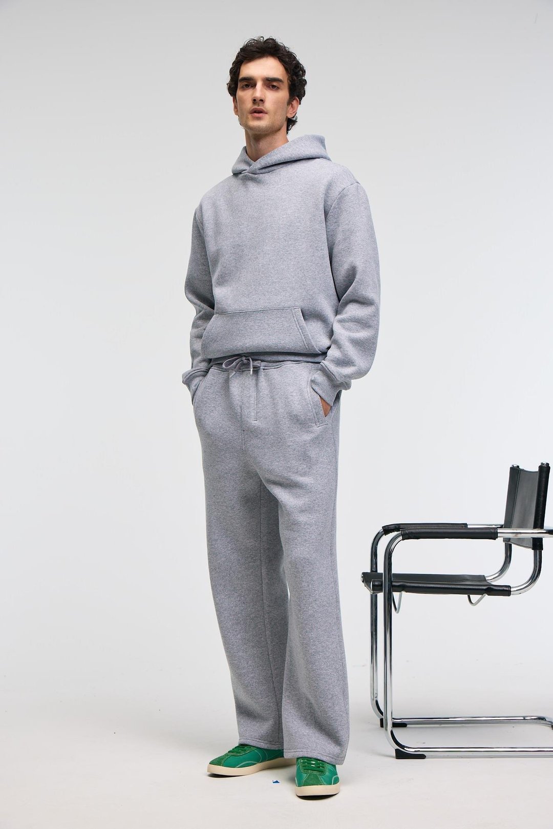 BENSON Erkek Kordonlu Lastikli Bel Relaxed Fit Grimelanj Eşofman Altı