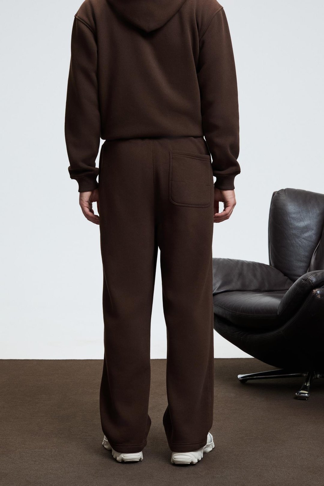 BENSON Erkek Kordonlu Lastikli Bel Relaxed Fit Kahverengi Eşofman Altı