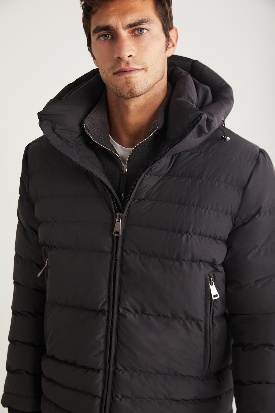 BRADIE Şişme Relaxed Antrasit Tekli Mont