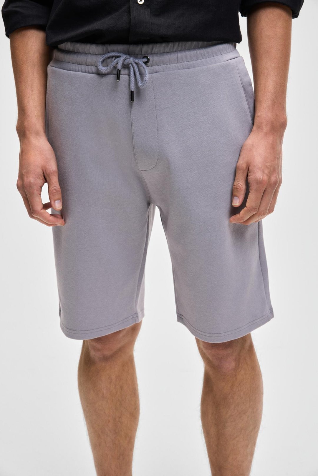 CAMILLO Erkek Cebi Fermuarlı Beli Lastikli Lila Şort & Bermuda