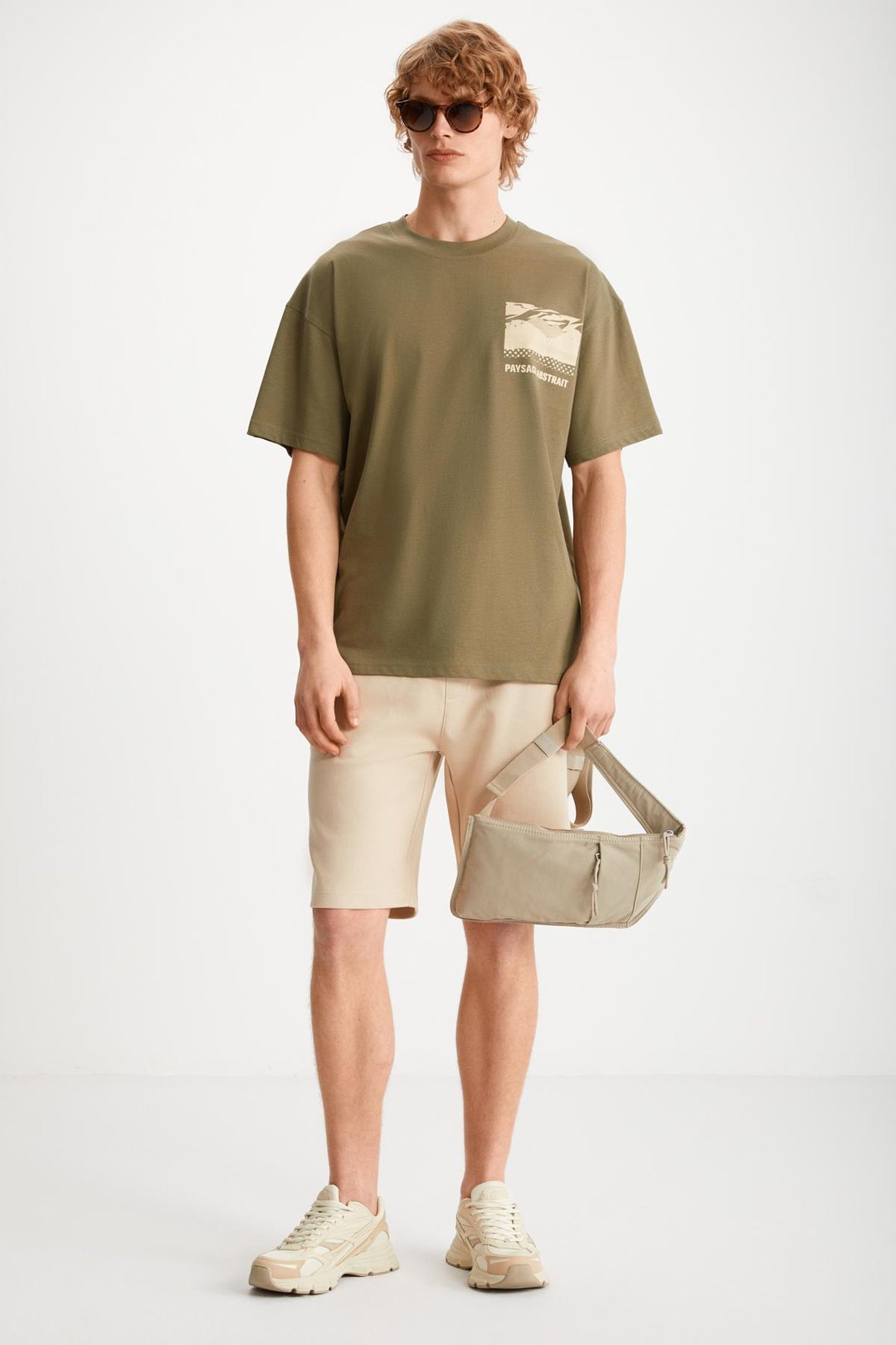 CAMILLO Straight Regular Bej  Şort & Bermuda