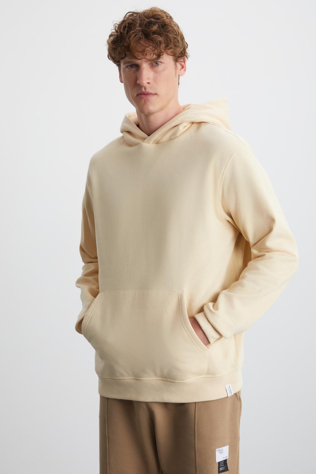 CARTMEL Basic Relaxed Bej Tekli Sweatshirt