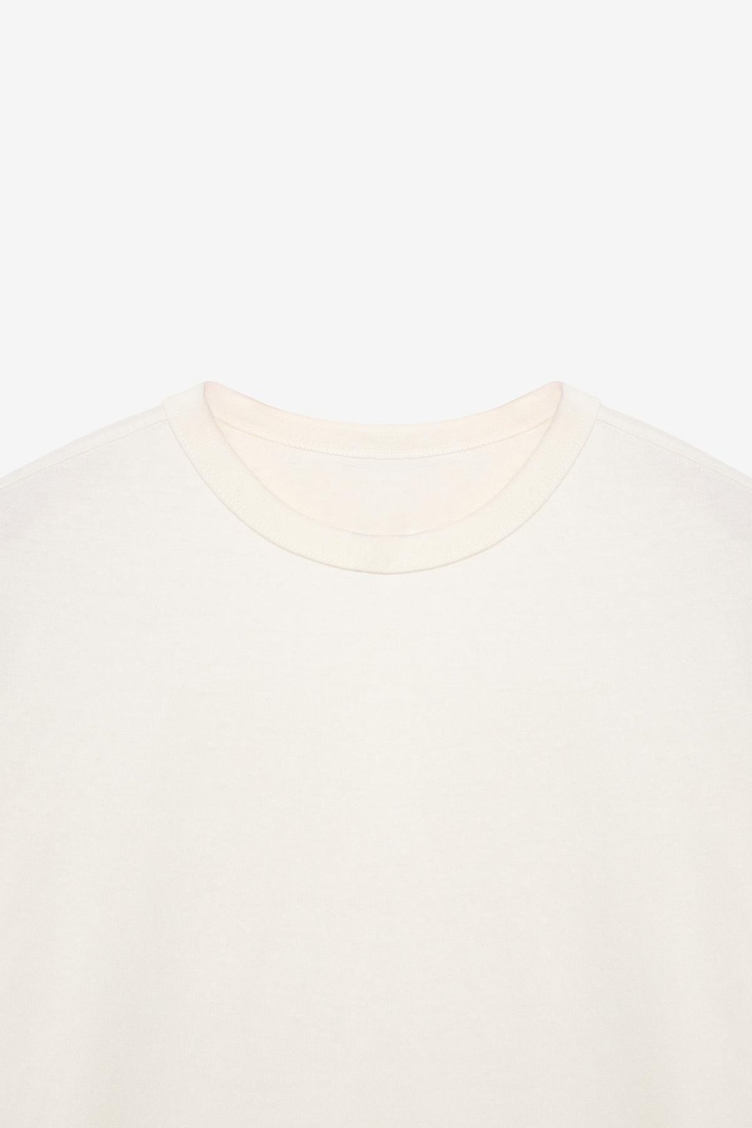 CATWALK Erkek %100 Pamuk Regular Fit Ekru T-Shirt