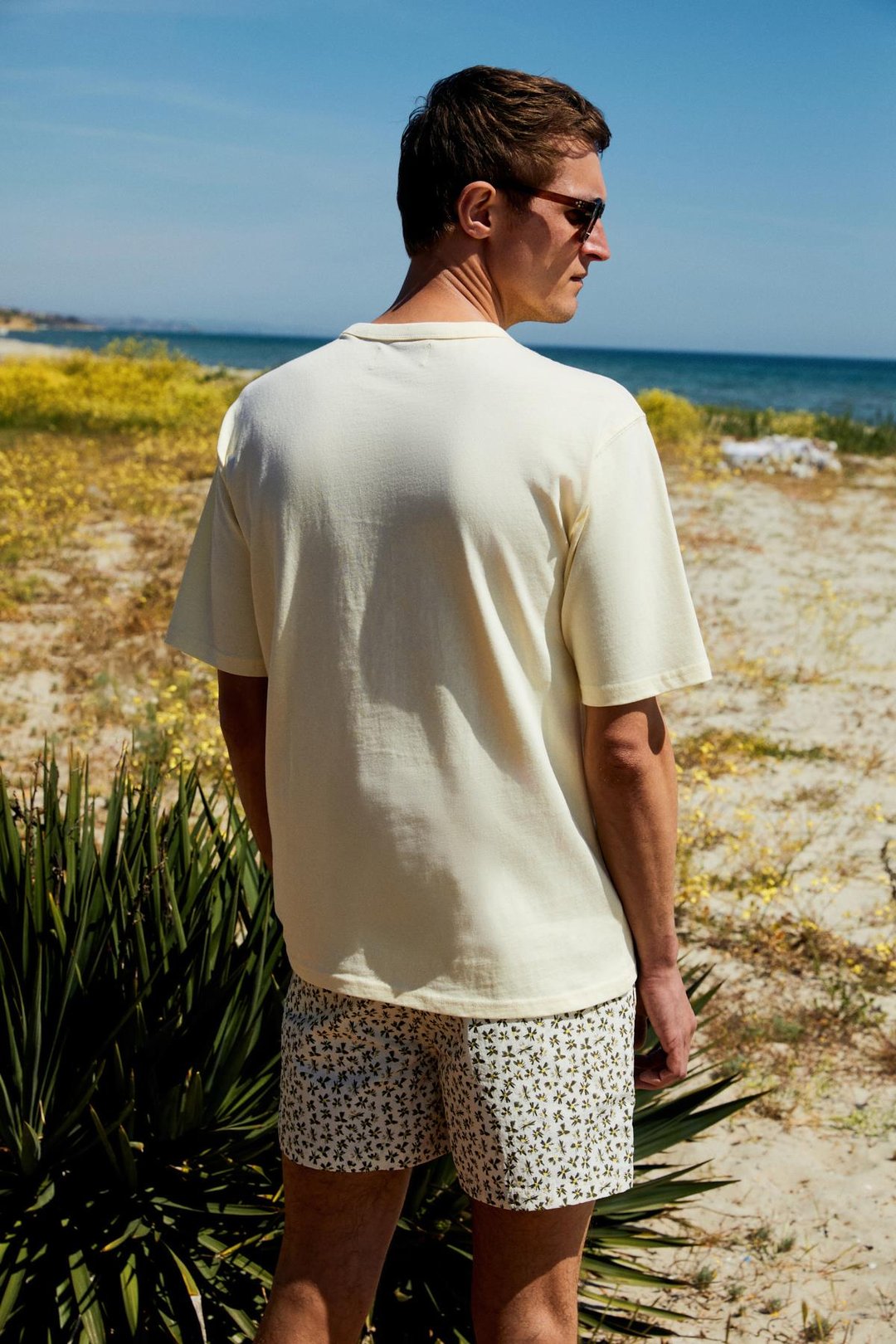 CATWALK Erkek %100 Pamuk Regular Fit Sarı T-Shirt