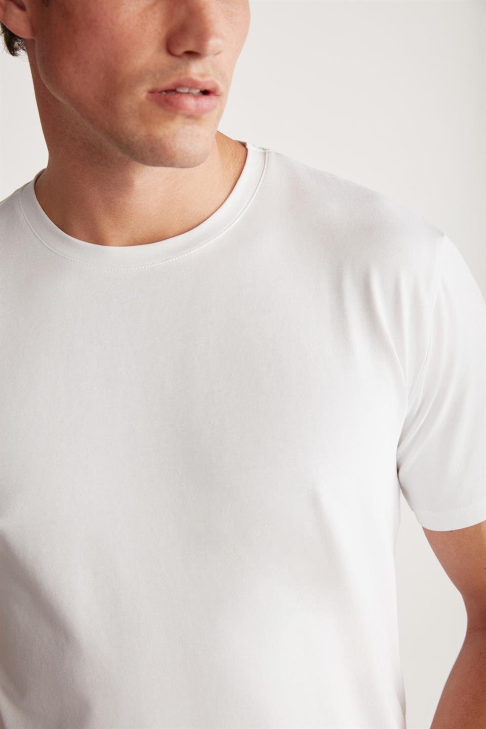 CHAD  Slim Beyaz  T-Shirt