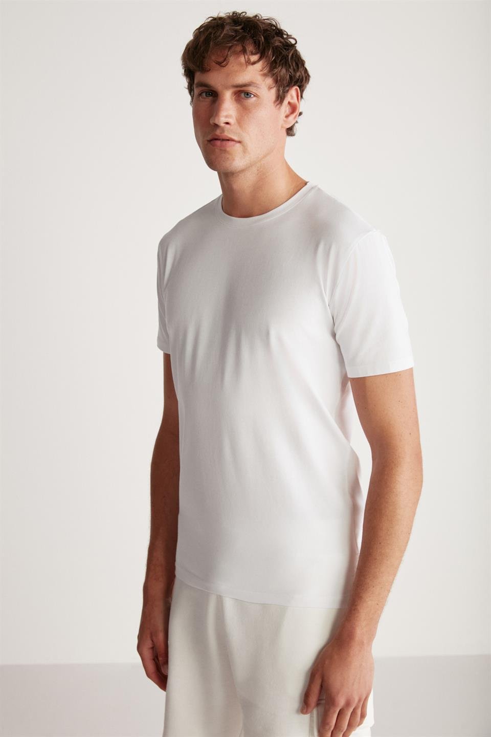 CHAD  Slim Beyaz  T-Shirt