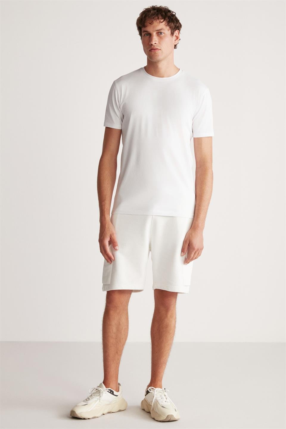 CHAD  Slim Beyaz  T-Shirt