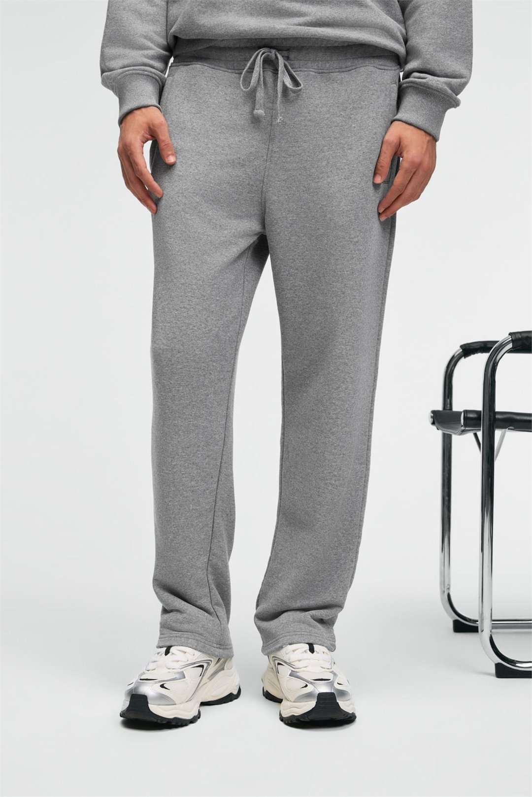 CLARENCE Erkek %100 Pamuk Kordonlu Lastikli Bel Arka Cebi Süs Etiketli Grimelanj Eşofman Altı