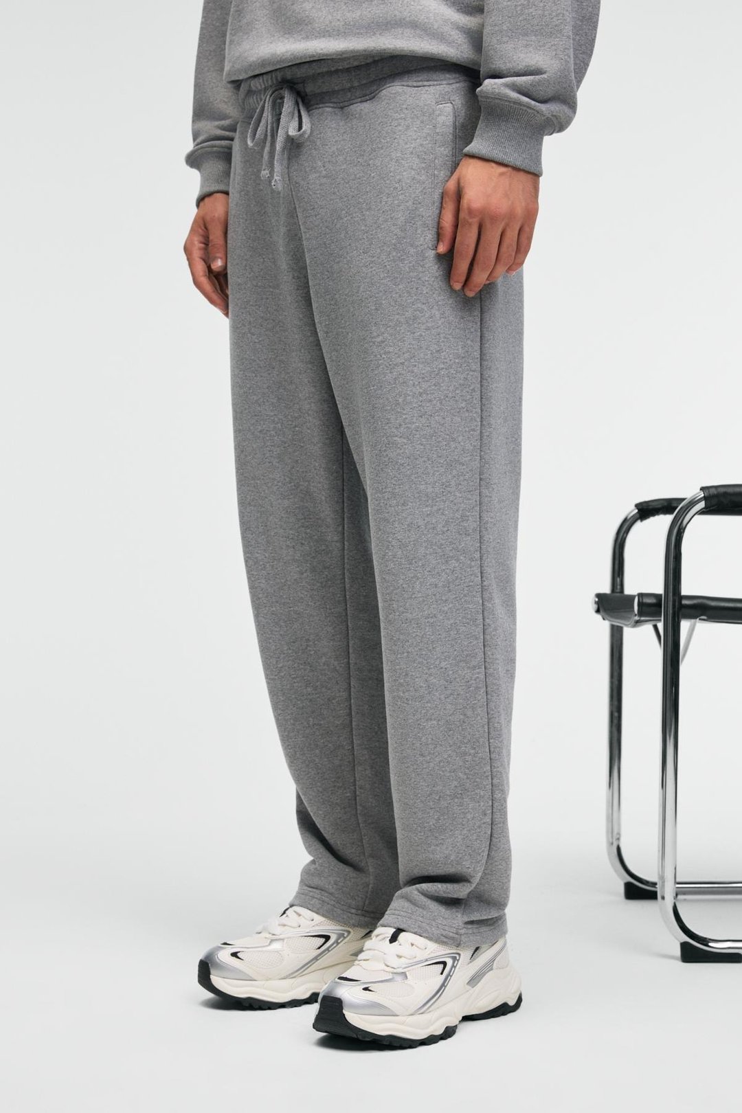 CLARENCE Erkek %100 Pamuk Kordonlu Lastikli Bel Arka Cebi Süs Etiketli Grimelanj Eşofman Altı