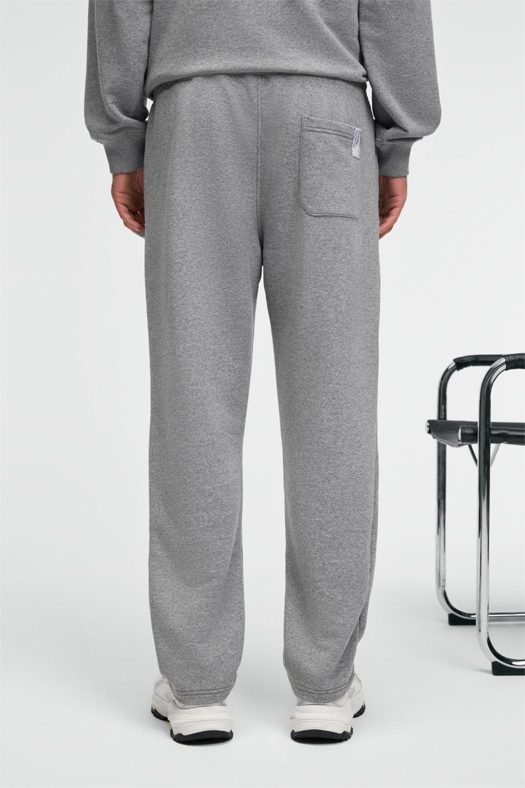 CLARENCE Erkek %100 Pamuk Kordonlu Lastikli Bel Arka Cebi Süs Etiketli Grimelanj Eşofman Altı