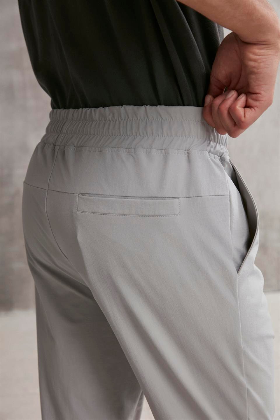 CRISTIAN  Regular Gri Tekli Eşofman Altı