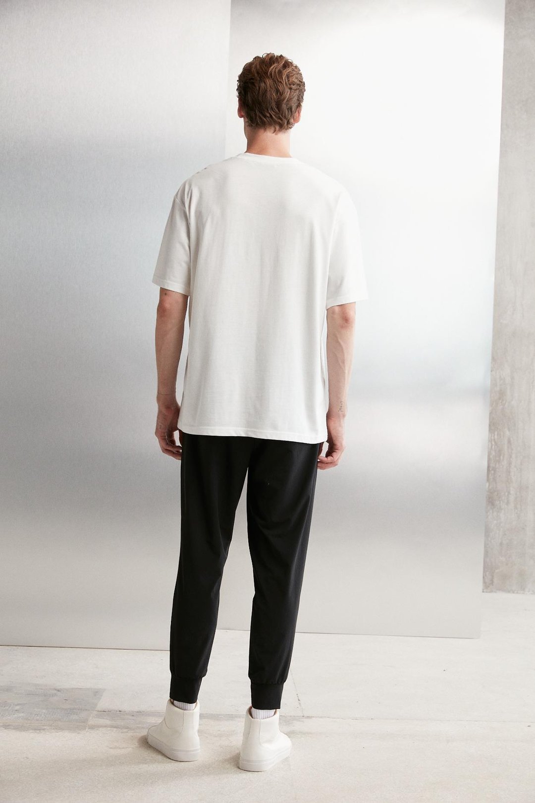 CRISTIAN  Regular Siyah Tekli Eşofman Altı