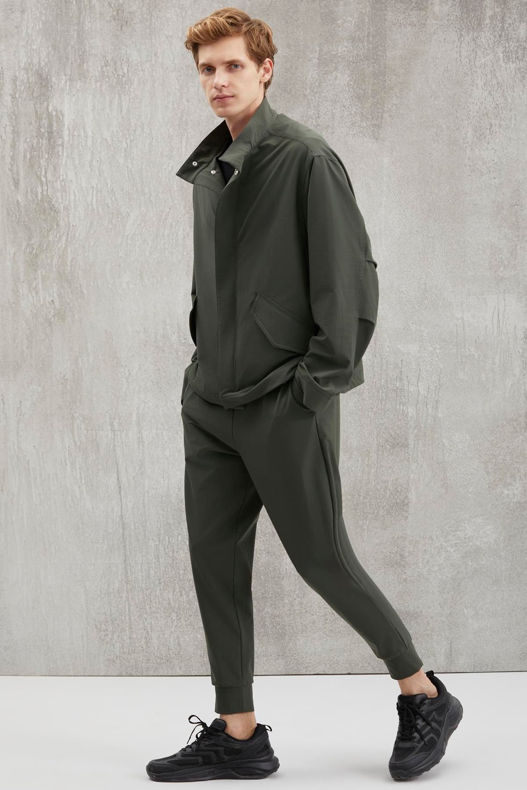 CRISTIAN  Regular Yeşil Tekli Eşofman Altı