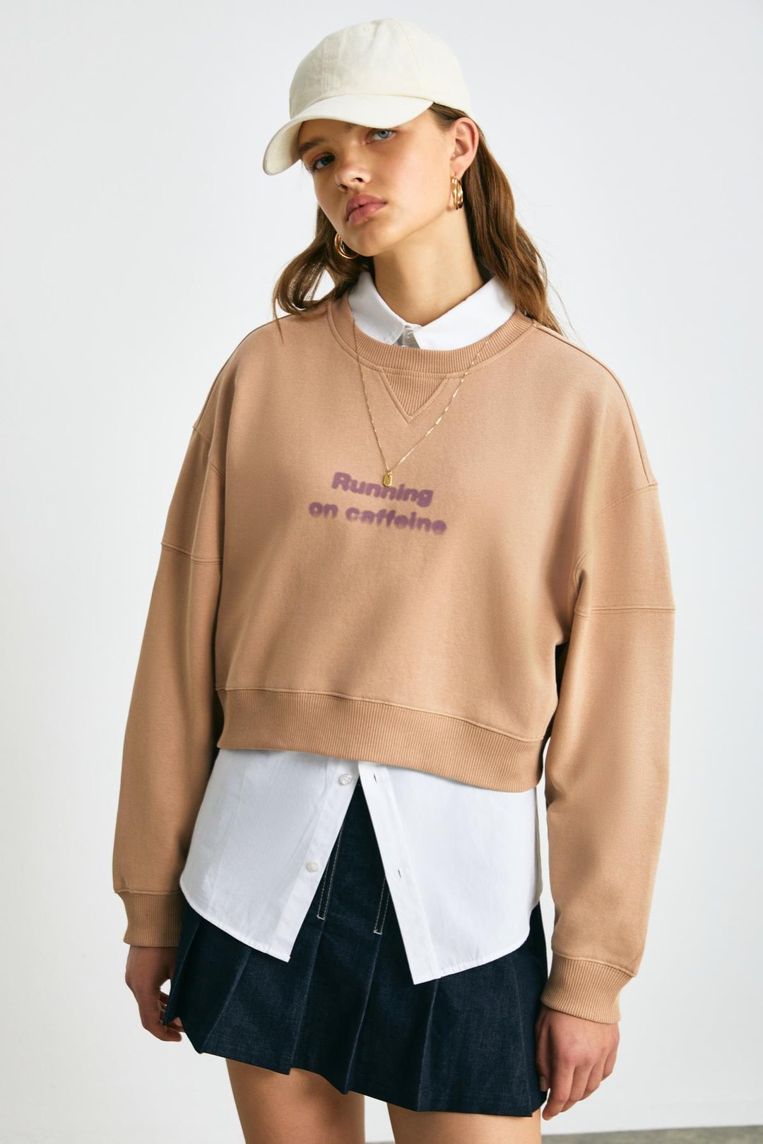 DANBI Kadın Kahverengi Sweatshirt