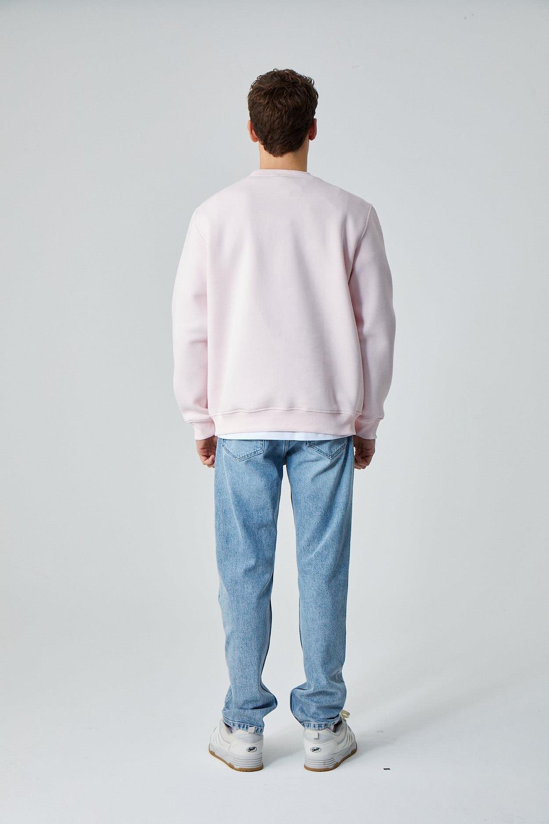 DANE Erkek Organik Kumaşlı Yumuşacık Pembe Sweatshirt
