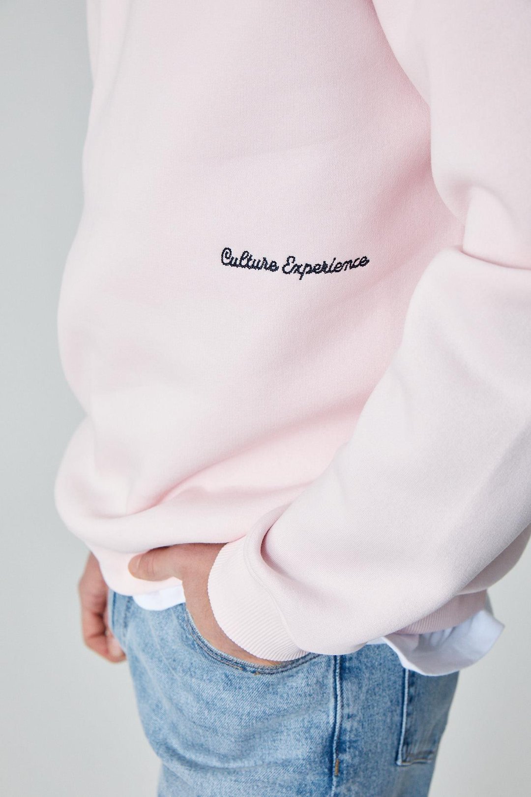 DANE Erkek Organik Kumaşlı Yumuşacık Pembe Sweatshirt