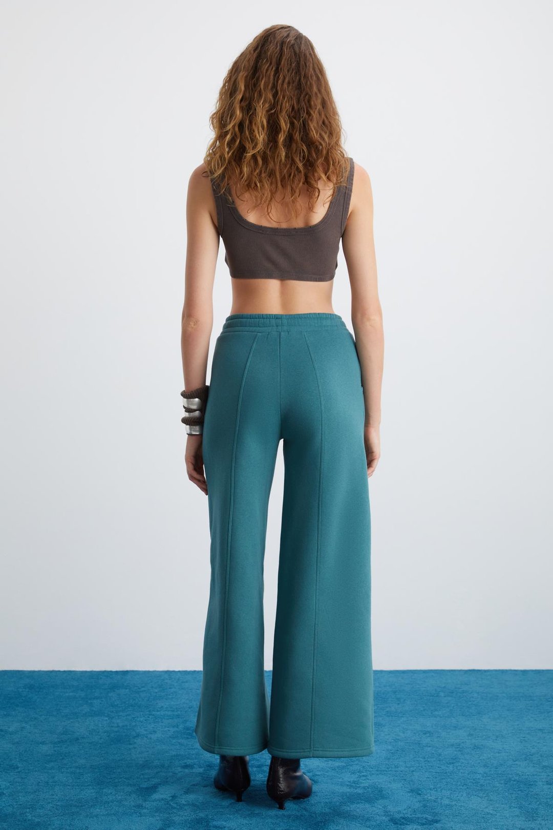 DEARICA Kadın Jogger Fit Açık Haki Eşofman Altı