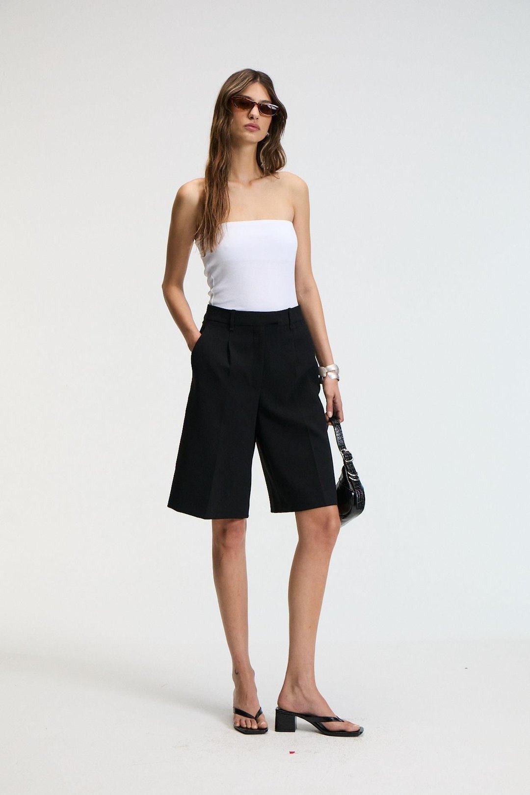 DELARA Kadın Straplez Slim Beyaz Büstiyer